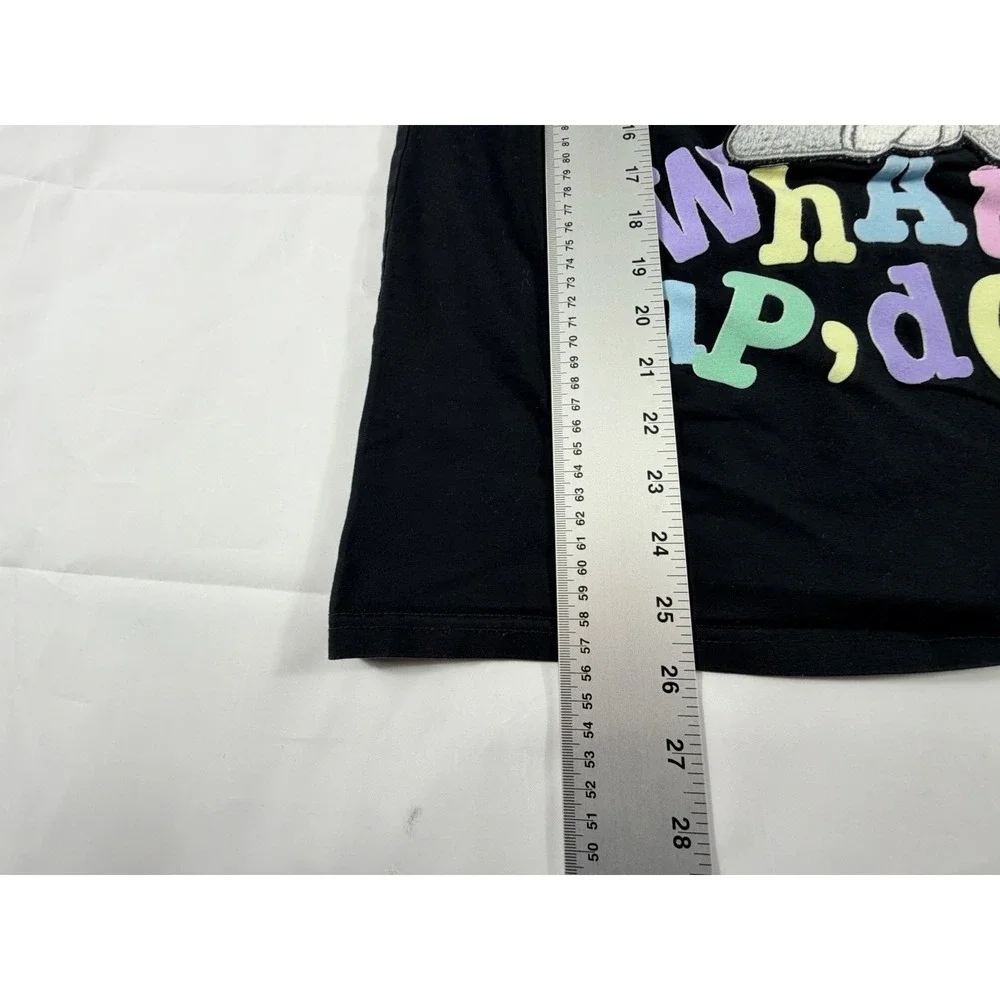 Looney Tunes Bugs Bunny Graphic Tee Retro Y2K Style Embroidery Cartoon Nostalgia